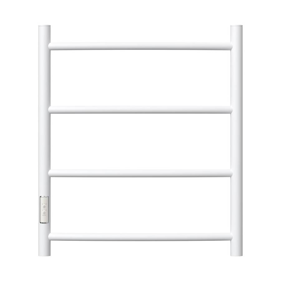 Полотенцесушитель электрический Point Афина PN04756W П4 500x600 диммер слева, белый Полотенцесушитель электрический Point Афина PN04756W П4 500x600 диммер слева, белый