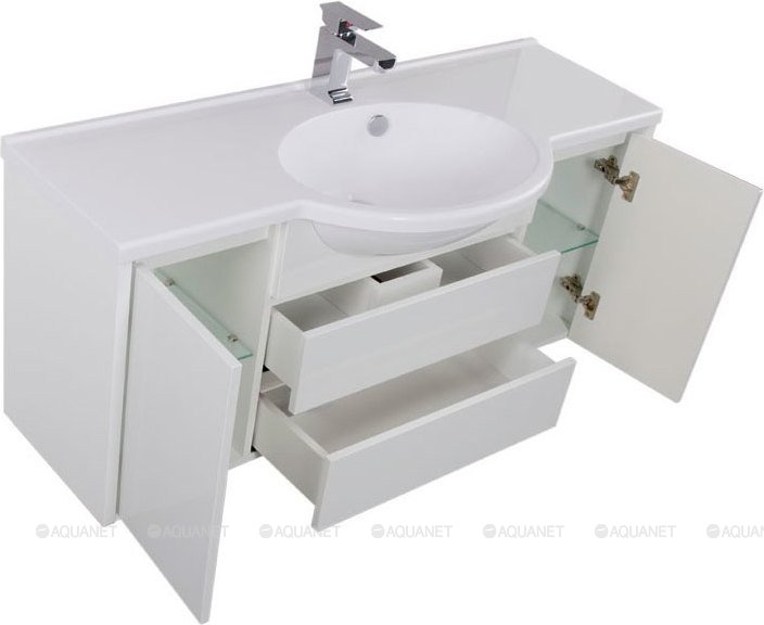 Раковина для тумбы Aquanet Лайн 120 marmite pernilla Раковина для тумбы Aquanet Лайн 120 marmite pernilla