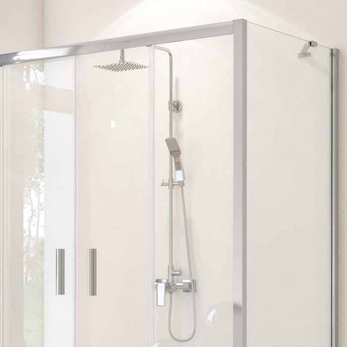 Система для душа наружного монтажа EXCELLENT Rain Keria AREX.2081CR (хром) Система для душа наружного монтажа EXCELLENT Rain Keria AREX.2081CR (хром)