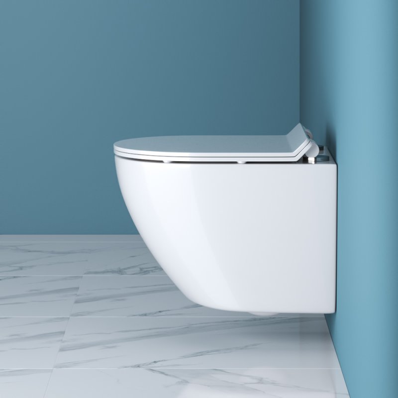 Чаша подвесного унитаза BelBagno SFERA-R BB046CHR Чаша подвесного унитаза BelBagno SFERA-R BB046CHR