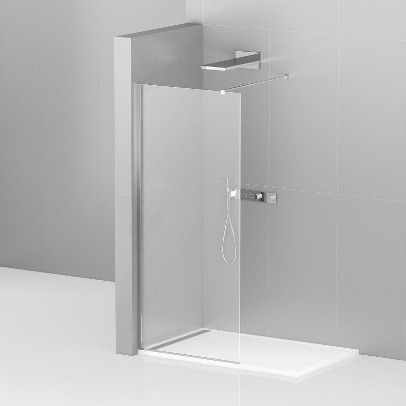 LIBERTA-L-1-115-120-C-Cr Душевая перегородка с односторонним входом 1150x1200x1950 мм LIBERTA-L-1-115-120-C-Cr Душевая перегородка с односторонним входом 1150x1200x1950 мм