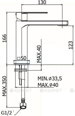 Смеситель для раковины Paffoni Tango TA071CR Смеситель для раковины Paffoni Tango TA071CR