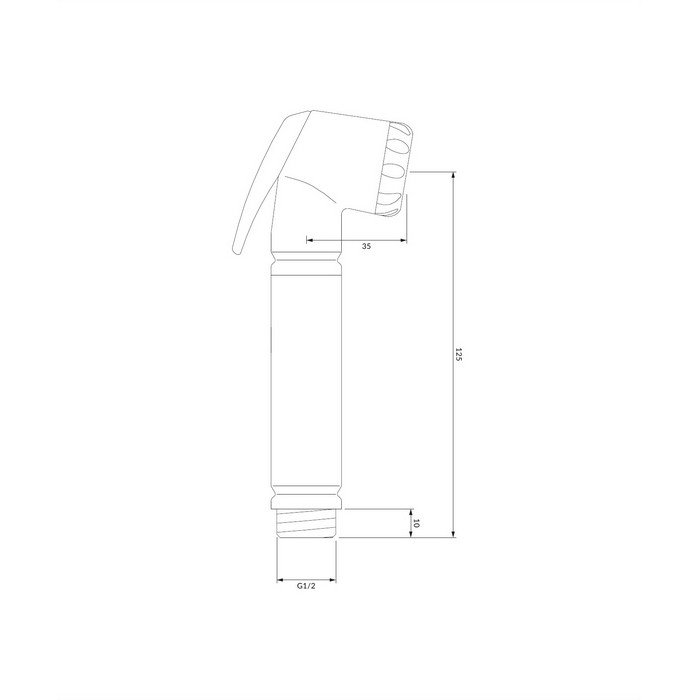 Лейка для биде OMNIRES BIDETTA RCR (хром) Лейка для биде OMNIRES BIDETTA RCR (хром)