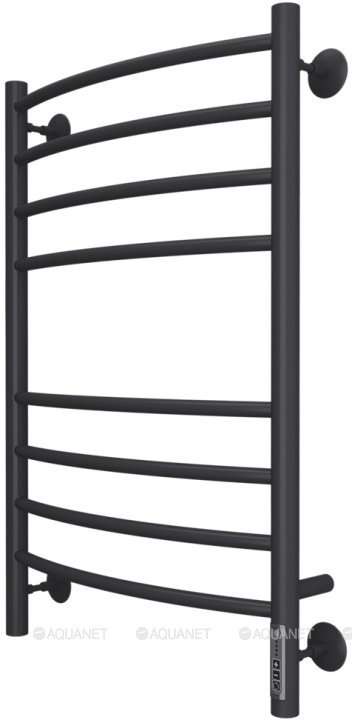 Полотенцесушитель Terminus Классик П8 500х800 электро КС 9005 матовый  Полотенцесушитель Terminus Классик П8 500х800 электро КС 9005 матовый