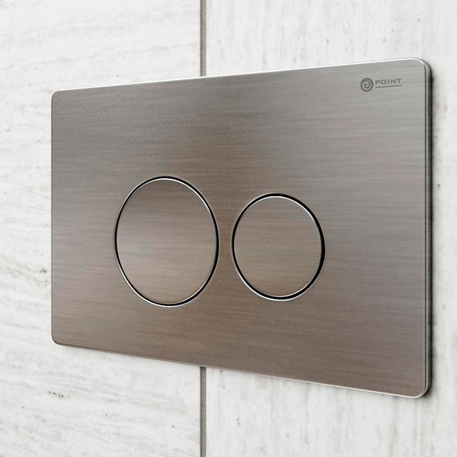 Клавиша смыва Point Виктория PN44061SB для инсталляции, сталь брашированная Клавиша смыва Point Виктория PN44061SB для инсталляции, сталь брашированная