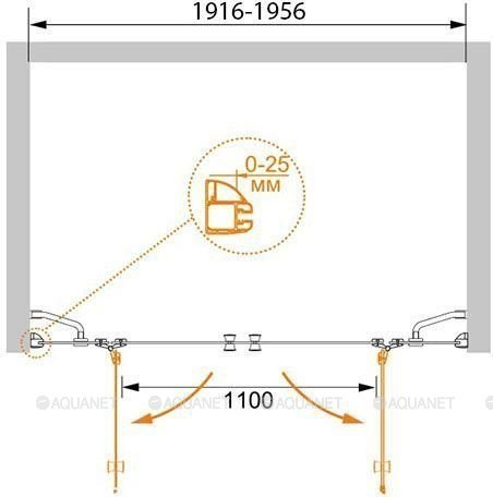 VERONA-W-B-22-200-C-Cr Душевая дверь VERONA-W-B-22-200-C-Cr Душевая дверь