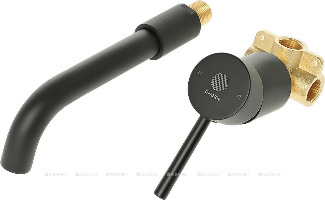 Orange Karl M05-722b смеситель для раковины скрытого монтажа, черный Orange Karl M05-722b смеситель для раковины скрытого монтажа, черный