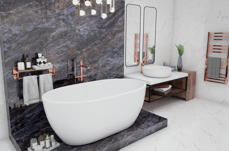Duna/Colortile - Noble - Керамогранит - Белый - 60x120 cм Duna/Colortile - Noble - Керамогранит - Белый - 60x120 cм
