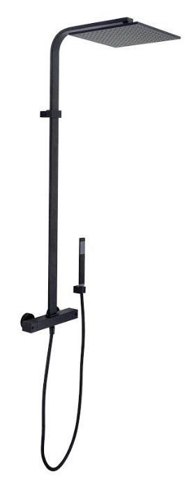 Душевая стойка Paffoni City ZCOL664NO черный матовый Душевая стойка Paffoni City ZCOL664NO черный матовый