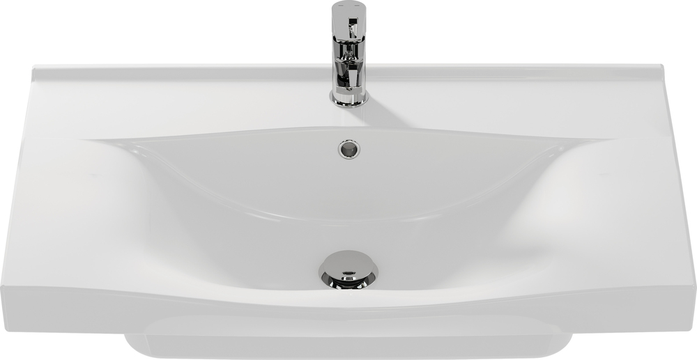 Прямоугольная мебельная раковина STRIM с отверстием под смеситель, размером 70 см. Прямоугольная мебельная раковина STRIM с отверстием под смеситель, размером 70 см.