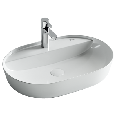 Умывальник накладной MODO 610*450*135мм, с плоскостью под смеситель