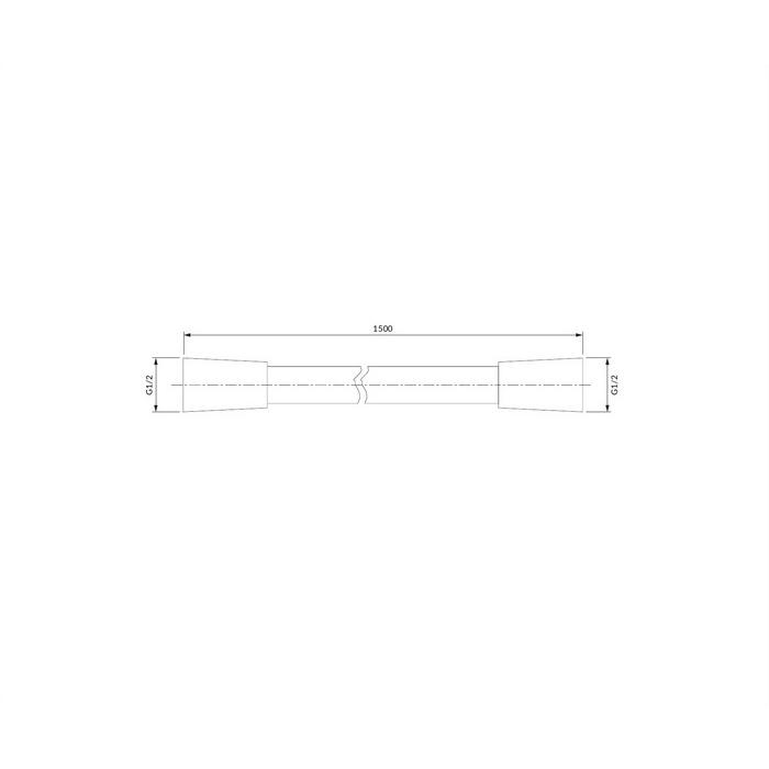 Душевой шланг OMNIRES 150 см SILVER-X150SL (серебристый) Душевой шланг OMNIRES 150 см SILVER-X150SL (серебристый)