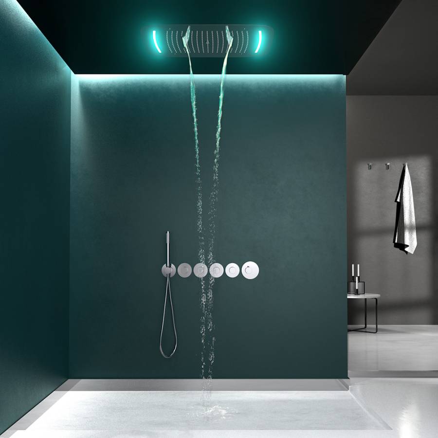 Душевая система Timo Saona SX-2319/00SM скрытого монтажа с термостатом, хром Душевая система Timo Saona SX-2319/00SM скрытого монтажа с термостатом, хром