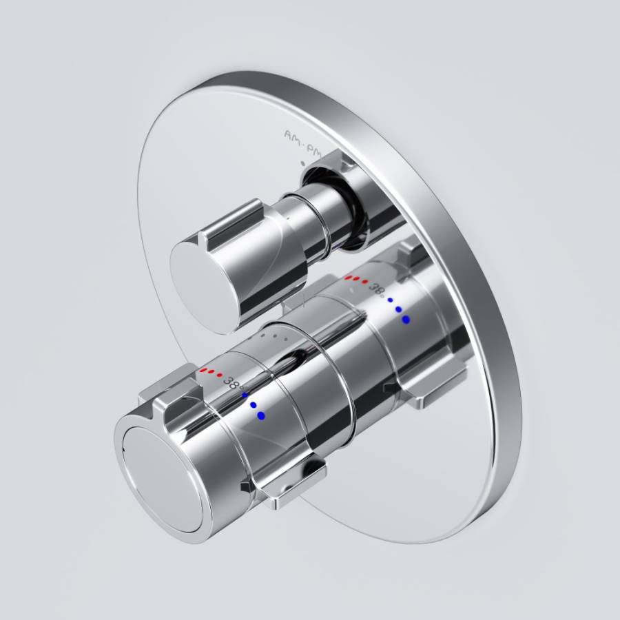 F85A95600 X-Joy Смеситель встроенный с ТМС на 3 потребителя, хром F85A95600 X-Joy Смеситель встроенный с ТМС на 3 потребителя, хром