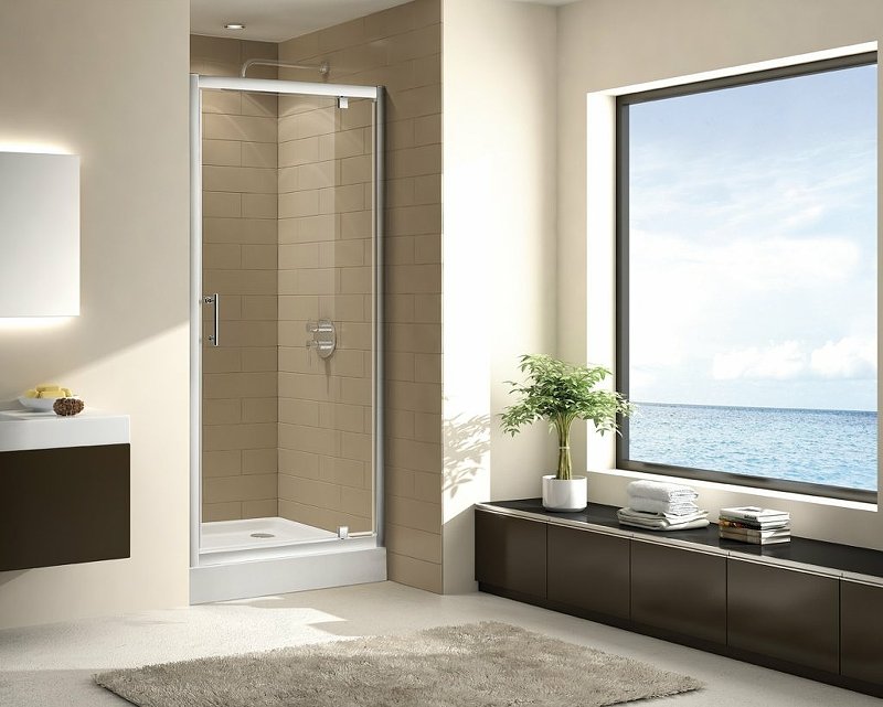 ECO-O-BA-1-80-C-Cr Душевая дверь ECO-O-BA-1-80-C-Cr Душевая дверь