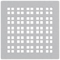 Решетка для cливных трапов из нержавеющей стали 102×102 мм, нержавеющая сталь