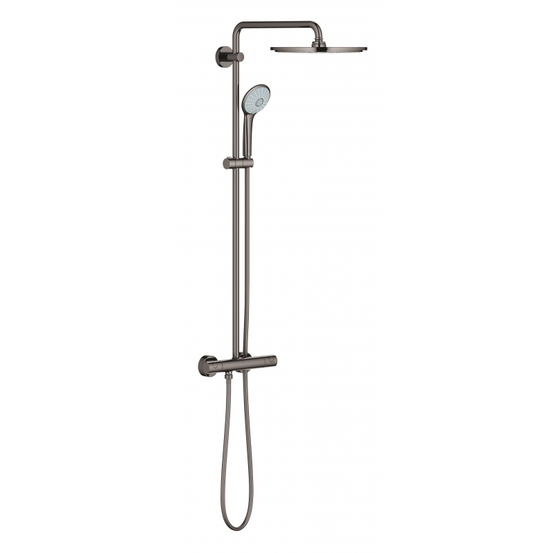Душевая система GROHE Euphoria XXL 310 с термостатом, тёмный графит глянец (26075A00) Душевая система GROHE Euphoria XXL 310 с термостатом, тёмный графит глянец (26075A00)