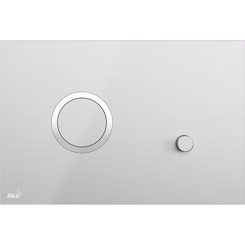 Кнопка управления для скрытых систем инсталляции, нержавеющая сталь-полумат/глянец Кнопка управления для скрытых систем инсталляции, нержавеющая сталь-полумат/глянец