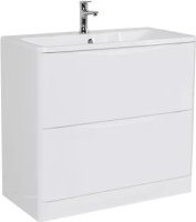 Тумба с раковиной напольная  BelBagno ACQUA 80 Bianco Lucido, раковина белая