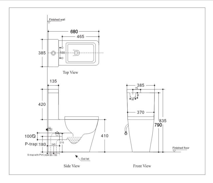 Чаша напольного унитаза безободковая Creto Logan L2 1002-004-WF с крышкой-сиденьем микролифт, белая Чаша напольного унитаза безободковая Creto Logan L2 1002-004-WF с крышкой-сиденьем микролифт, белая