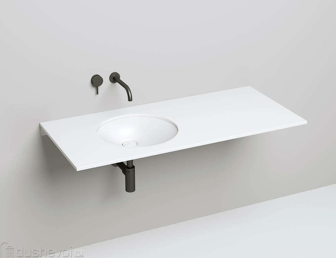 Раковина Salini MAREA 08 1802208MRF S-Stone в цвете по RAL, полувстраиваемая, матовая Раковина Salini MAREA 08 1802208MRF S-Stone в цвете по RAL, полувстраиваемая, матовая