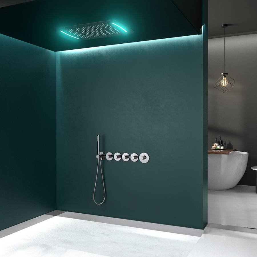 Душевая система Timo Saona SX-2319/00SM скрытого монтажа с термостатом, хром Душевая система Timo Saona SX-2319/00SM скрытого монтажа с термостатом, хром