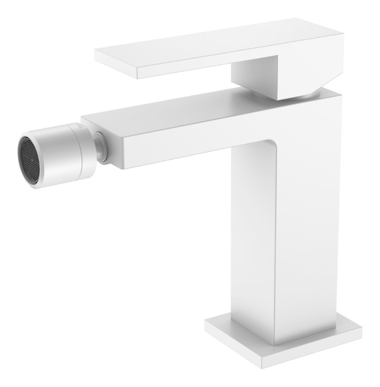 Смеситель для биде Qubic Matt White Смеситель для биде Qubic Matt White