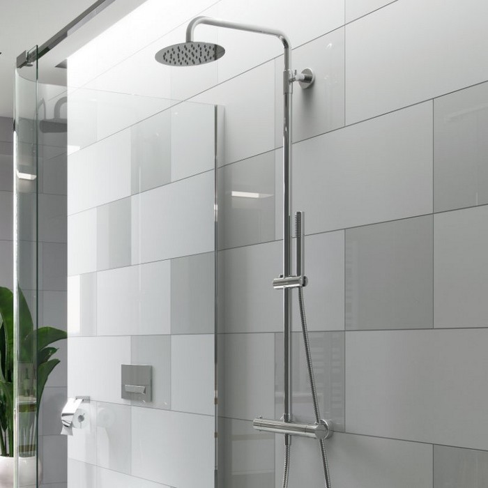 Термостатическая душевая система наружного монтажа EXCELLENT Rain Termo Round ARAC.SY.107CR (хром) Термостатическая душевая система наружного монтажа EXCELLENT Rain Termo Round ARAC.SY.107CR (хром)