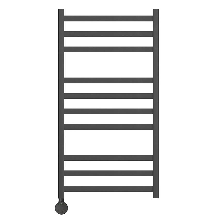 Полотенцесушитель электрический Point Меркурий PN83150BE П10 500x1000, левый/правый, черный Полотенцесушитель электрический Point Меркурий PN83150BE П10 500x1000, левый/правый, черный