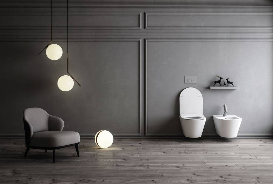 Биде подвесное безободковое Creto Logan L3 белое 1003-003-L3W Биде подвесное безободковое Creto Logan L3 белое 1003-003-L3W