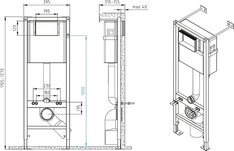 Комплект DELFI DPL EO slim + VECTOR + ACTIS хром глянцевый Комплект DELFI DPL EO slim + VECTOR + ACTIS хром глянцевый