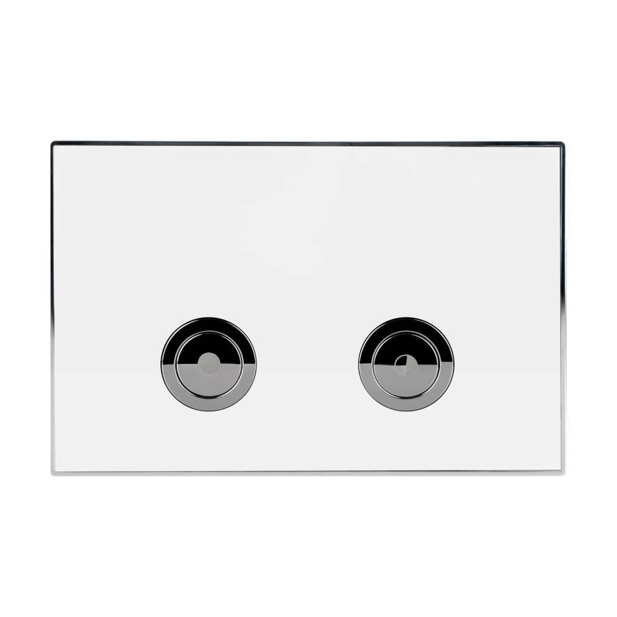 Клавиша смыва для пневматической инсталляции Point Венера, белый/хром, PN44071WC Клавиша смыва для пневматической инсталляции Point Венера, белый/хром, PN44071WC