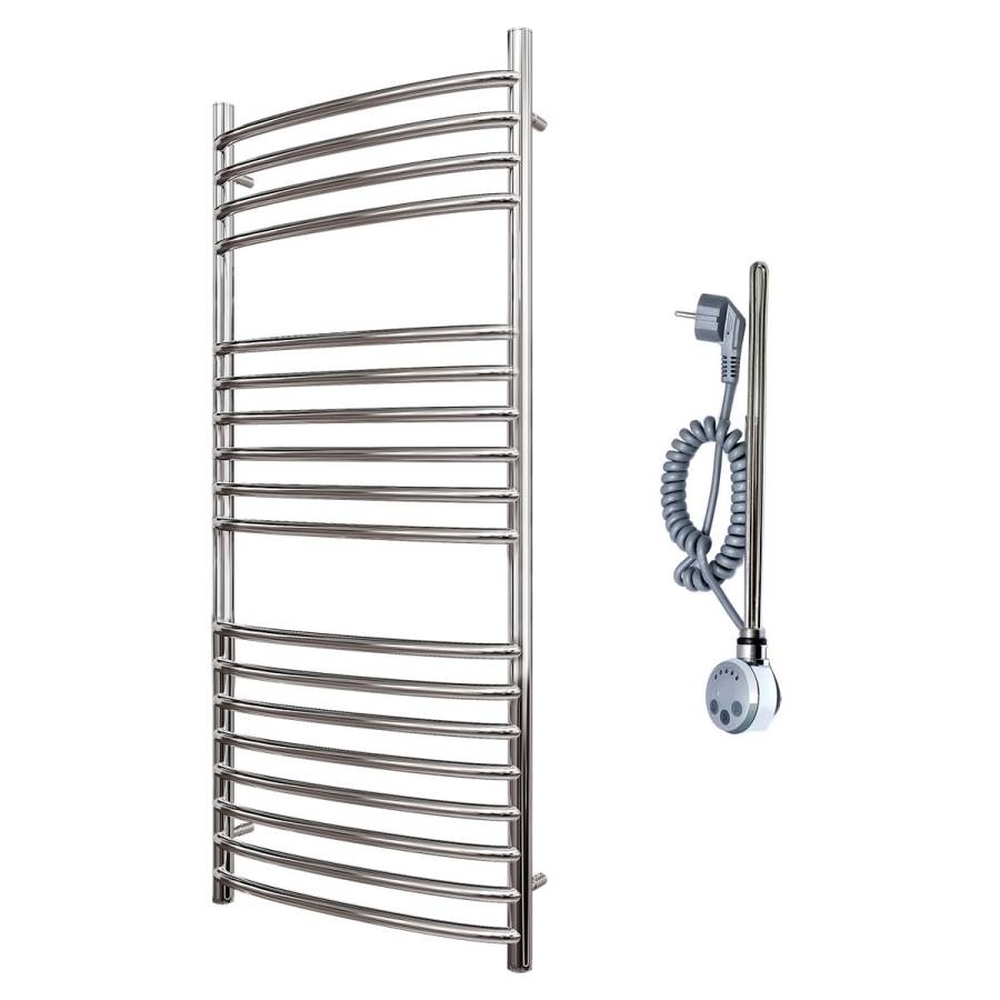 Полотенцесушитель электрический Point Альфа PN05152SE П18 500x1200 левый/правый, хром Полотенцесушитель электрический Point Альфа PN05152SE П18 500x1200 левый/правый, хром