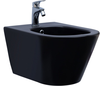 Биде подвесное Aquanet Lake черный матовый Биде подвесное Aquanet Lake черный матовый