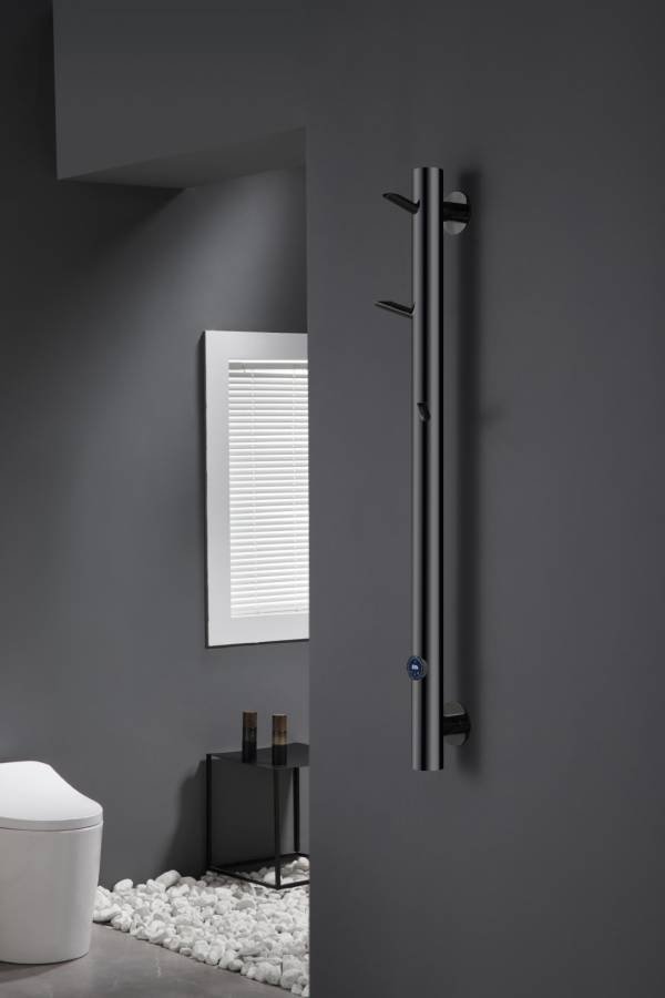 Полотенцесушитель электрический OAK SHINE GUN METAL Полотенцесушитель электрический OAK SHINE GUN METAL