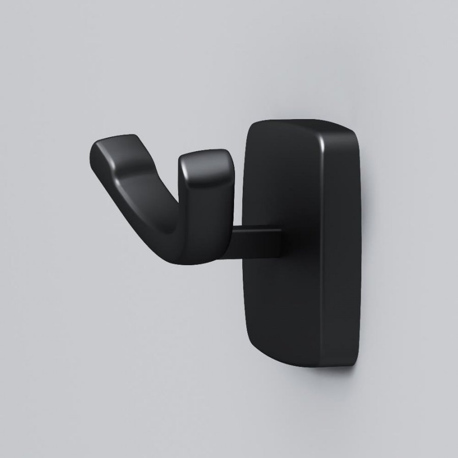 A9035622 Gem, Двойной крючок для полотенец, черный A9035622 Gem, Двойной крючок для полотенец, черный