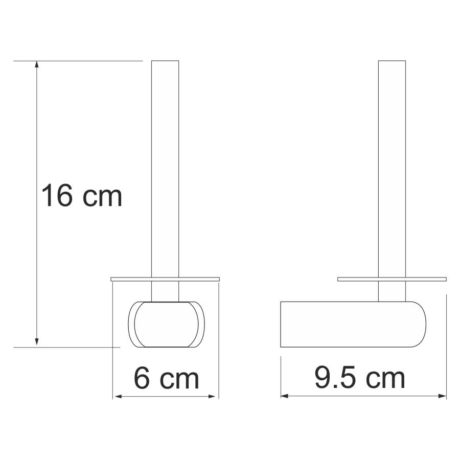 Berkel K-6897 Держатель туалетной бумаги Berkel K-6897 Держатель туалетной бумаги