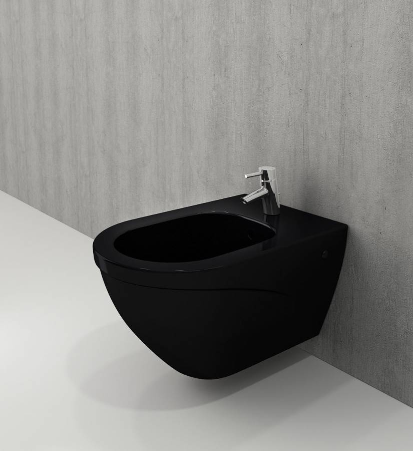 Биде подвесное Bocchi Taormina Arch 1121-005-0120 черное Биде подвесное Bocchi Taormina Arch 1121-005-0120 черное