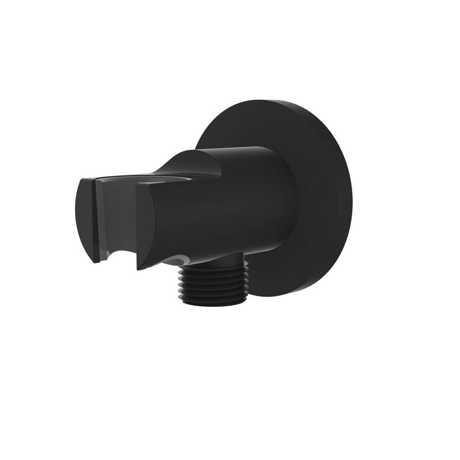 Держатель ручного душа VSC-31MB с подводом воды, черный Держатель ручного душа VSC-31MB с подводом воды, черный