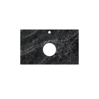 Столешница из керамогранита Риальто 80, темный серый, PL1.VT93\80T