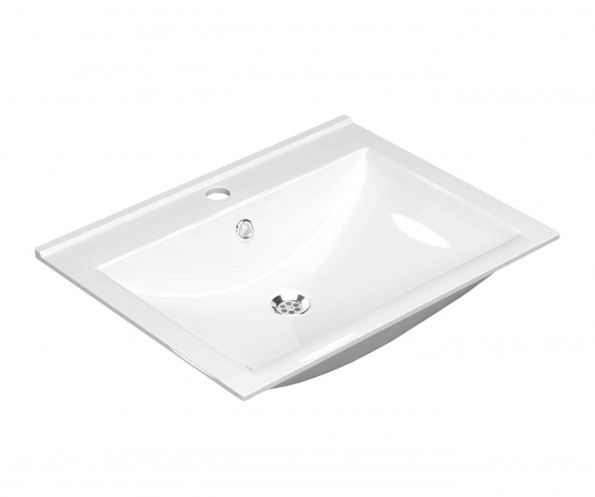 Умывальник встраиваемый керам. LAPARET Sinergia 60см белый с1 Умывальник встраиваемый керам. LAPARET Sinergia 60см белый с1