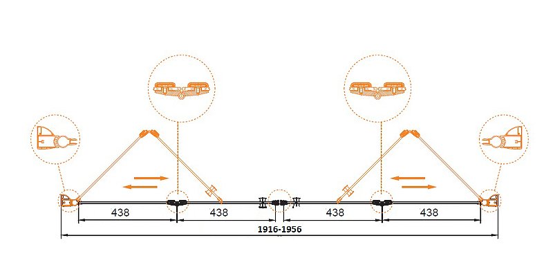 ELENA-W-BS-22-200-C-Cr Душевая дверь ELENA-W-BS-22-200-C-Cr Душевая дверь
