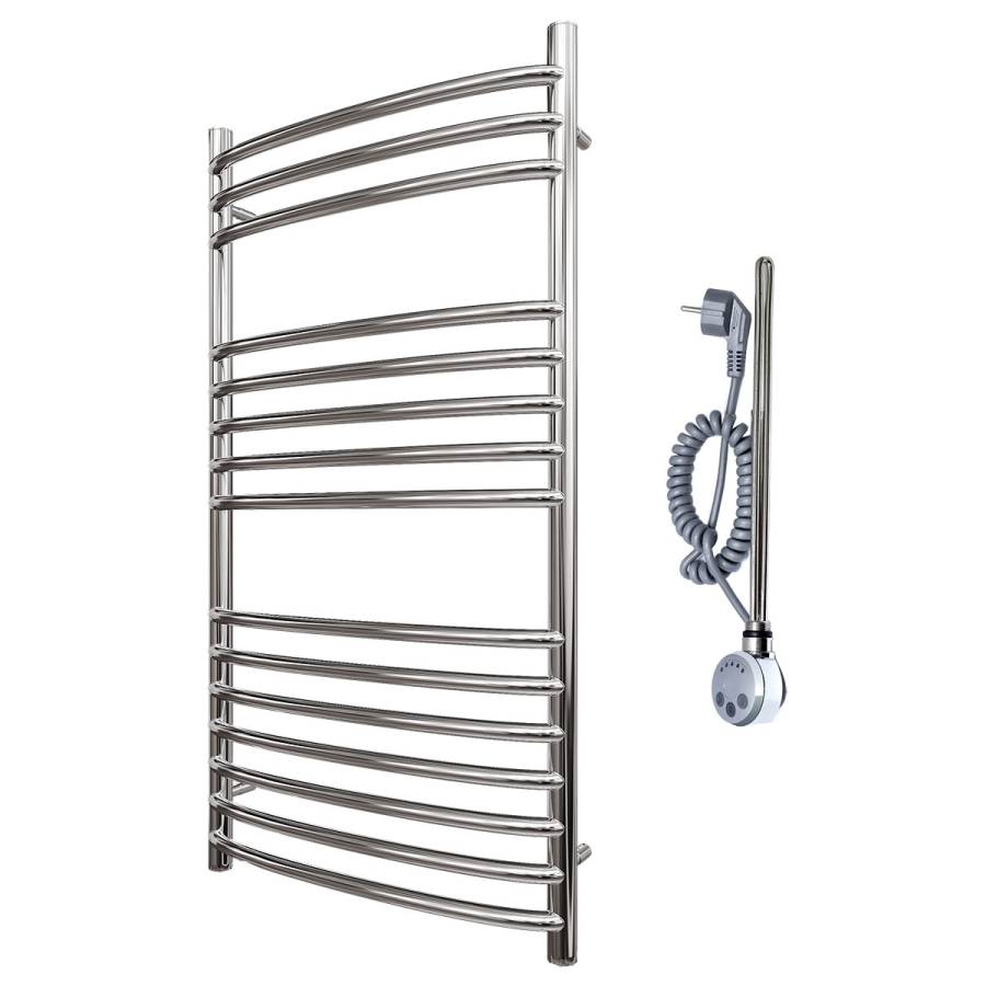 Полотенцесушитель электрический Point Альфа PN05150SE П15 500x1000 левый/правый, хром Полотенцесушитель электрический Point Альфа PN05150SE П15 500x1000 левый/правый, хром