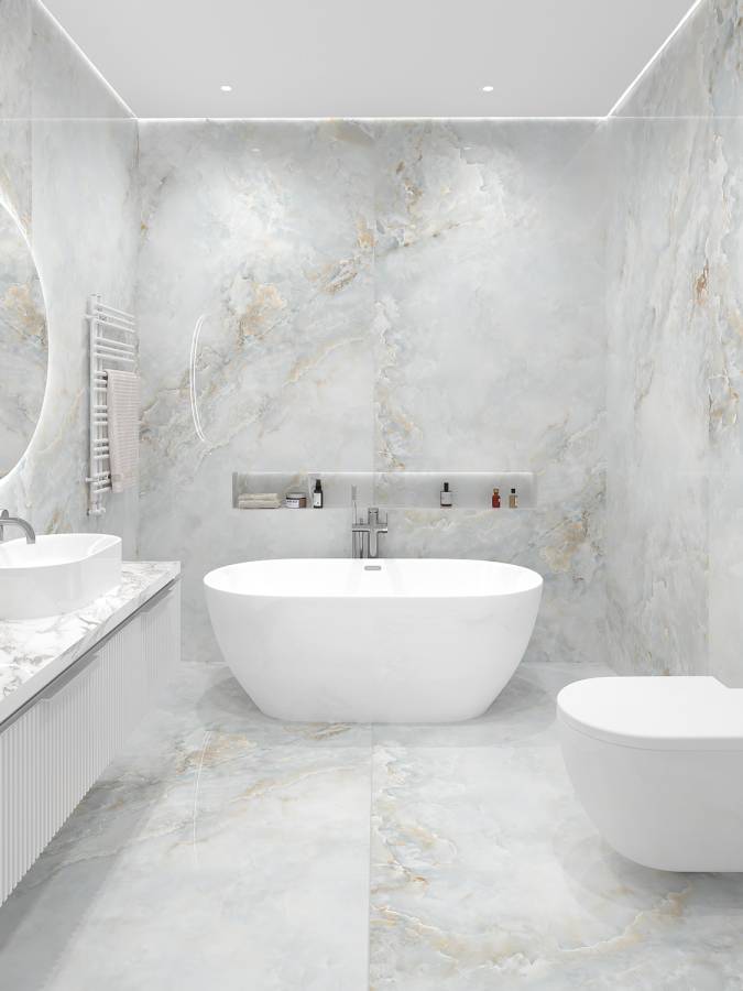 Керамический слэб SOLANO BLUE HOME ELEGANCE 2800х1200х6мм, Polished  Керамический слэб SOLANO BLUE HOME ELEGANCE 2800х1200х6мм, Polished