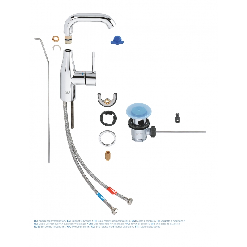 Смеситель для раковины Grohe Essence New 23462001 хром Смеситель для раковины Grohe Essence New 23462001 хром