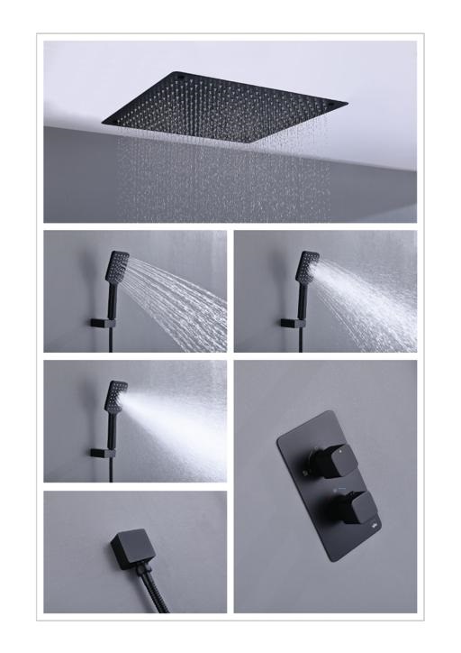 Душевая система Timo Petruma SX-5029/17SM скрытого монтажа с термостатом, золото матовое Душевая система Timo Petruma SX-5029/17SM скрытого монтажа с термостатом, золото матовое