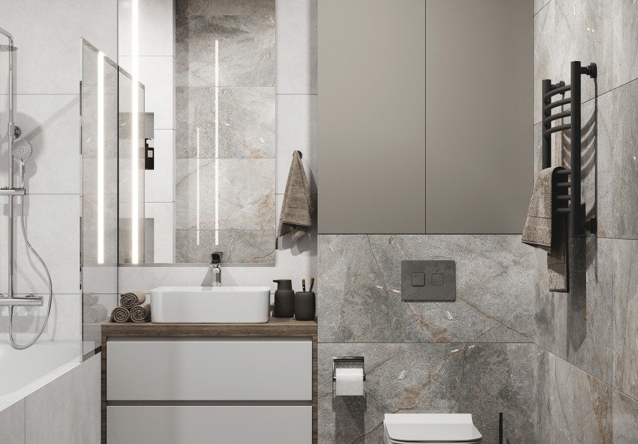 Керамогранит Meissen Keramik Sense серый рельеф ректификат 44,8x89,8 A16669 Керамогранит Meissen Keramik Sense серый рельеф ректификат 44,8x89,8 A16669