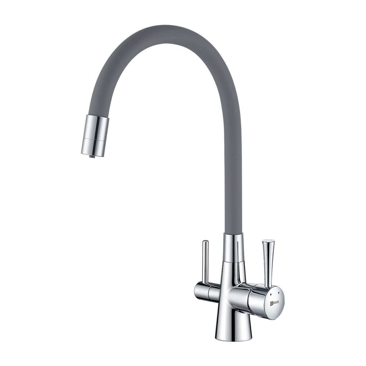 Смеситель Lemark Comfort LM3075C-Gray для кухни  с подключением к фильтру с питьевой водой Смеситель Lemark Comfort LM3075C-Gray для кухни  с подключением к фильтру с питьевой водой