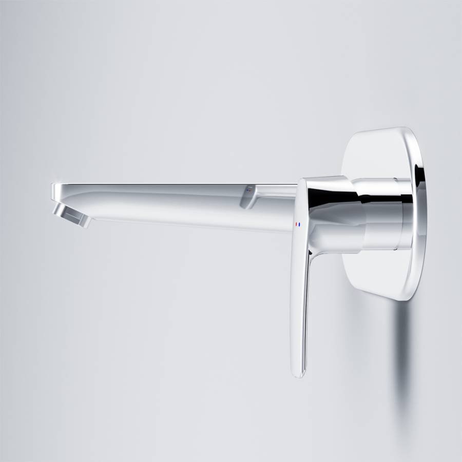 F90A72200 Gem, Смеситель д/умывальника, монтируемый в стену, Хром, шт. F90A72200 Gem, Смеситель д/умывальника, монтируемый в стену, Хром, шт.