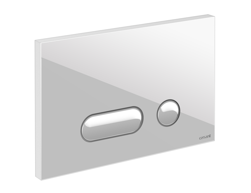 Клавиша смыва Cersanit Intera P-BU-INT_Wh Белая, Пластик Клавиша смыва Cersanit Intera P-BU-INT_Wh Белая, Пластик